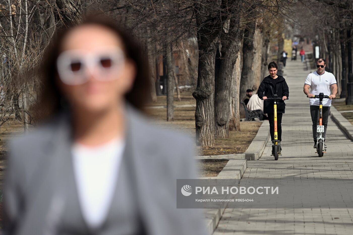 Теплая погода в Москве