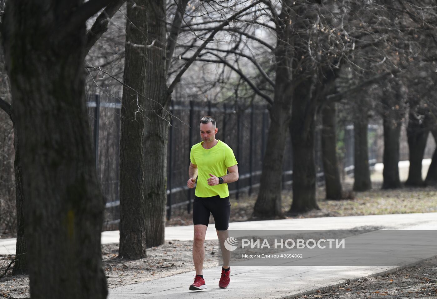 Теплая погода в Москве