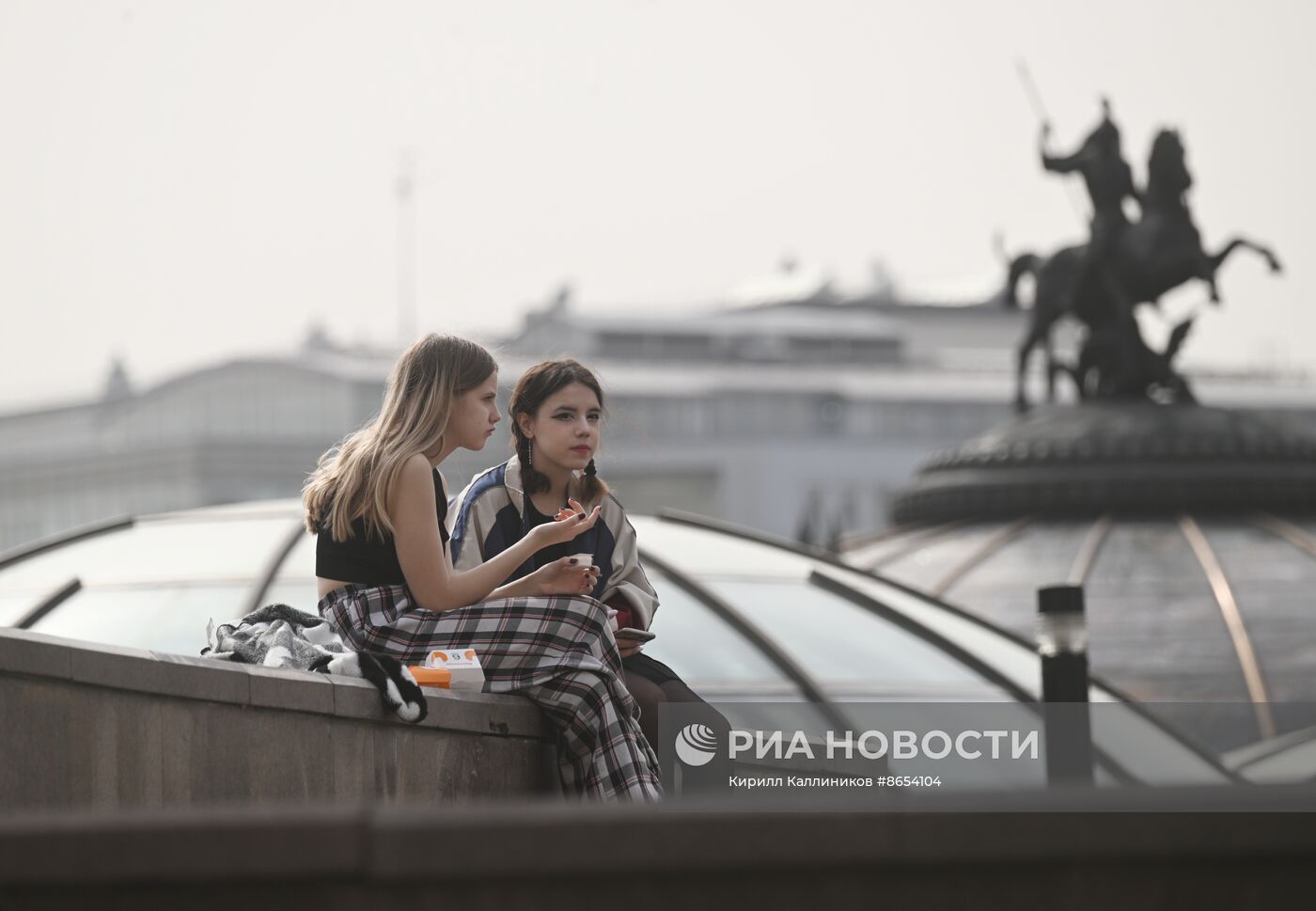 Теплая погода в Москве