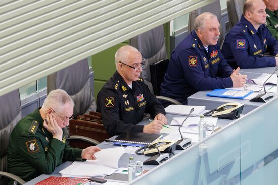 Селекторное совещание Министерства обороны РФ