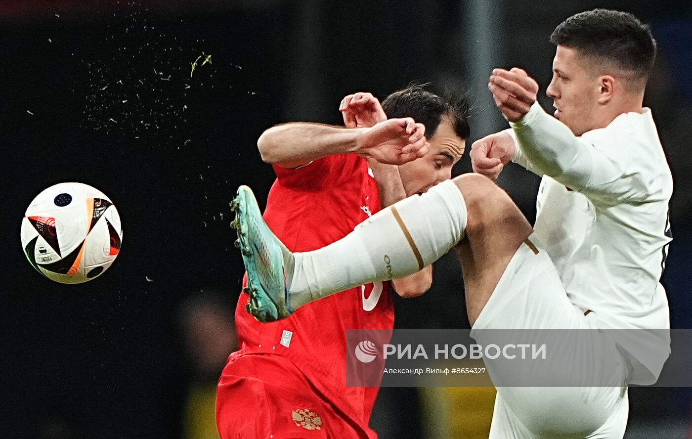 Товарищеский матч Россия - Сербия