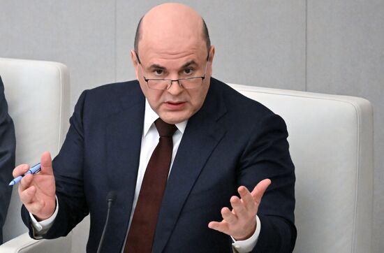 Премьер-министр Михаил Мишустин выступил с отчетом в Госдуме