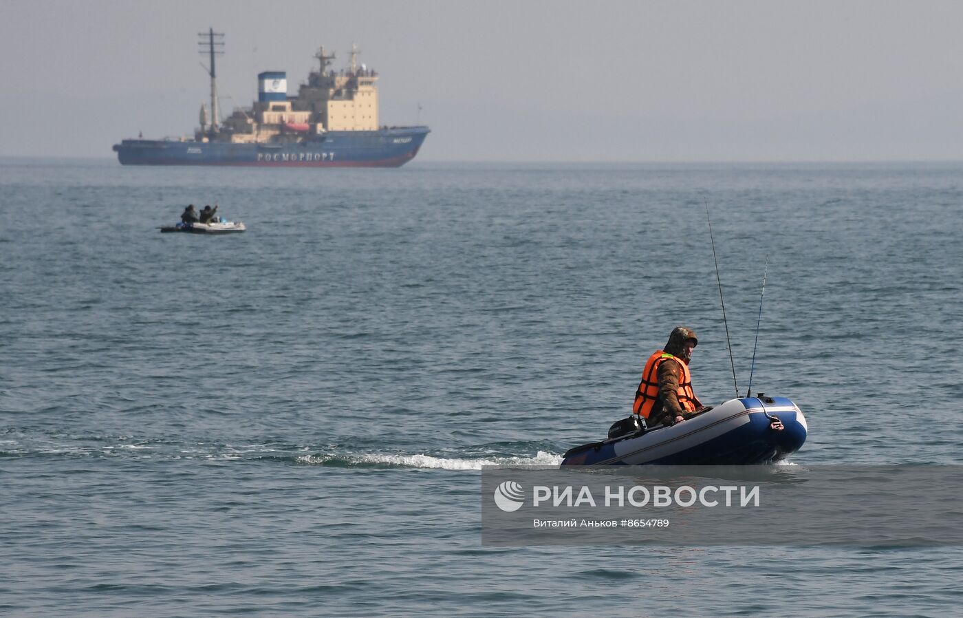 Любительский лов минтая в Уссурийском заливе