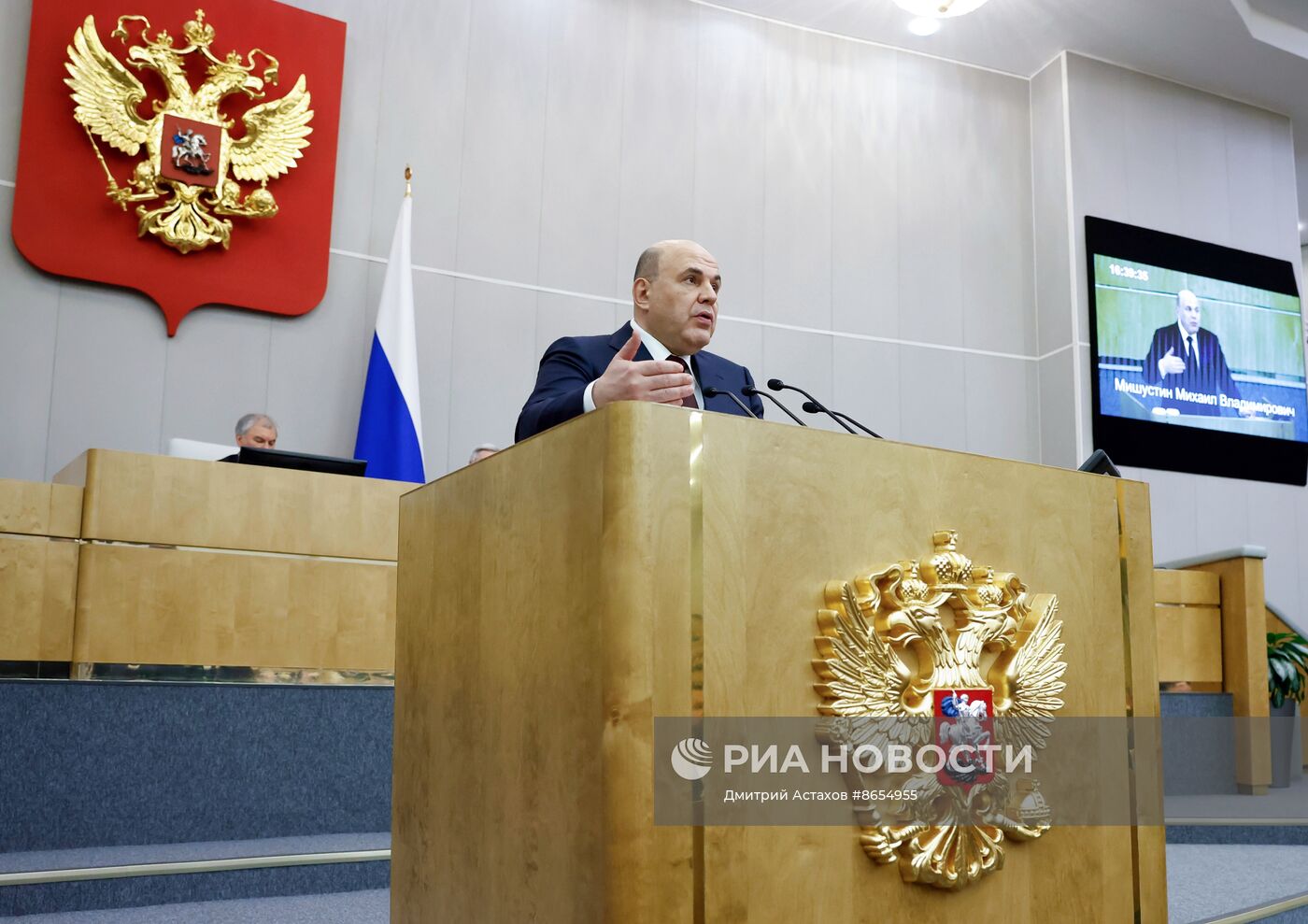 Премьер-министр Михаил Мишустин выступил с отчетом в Госдуме