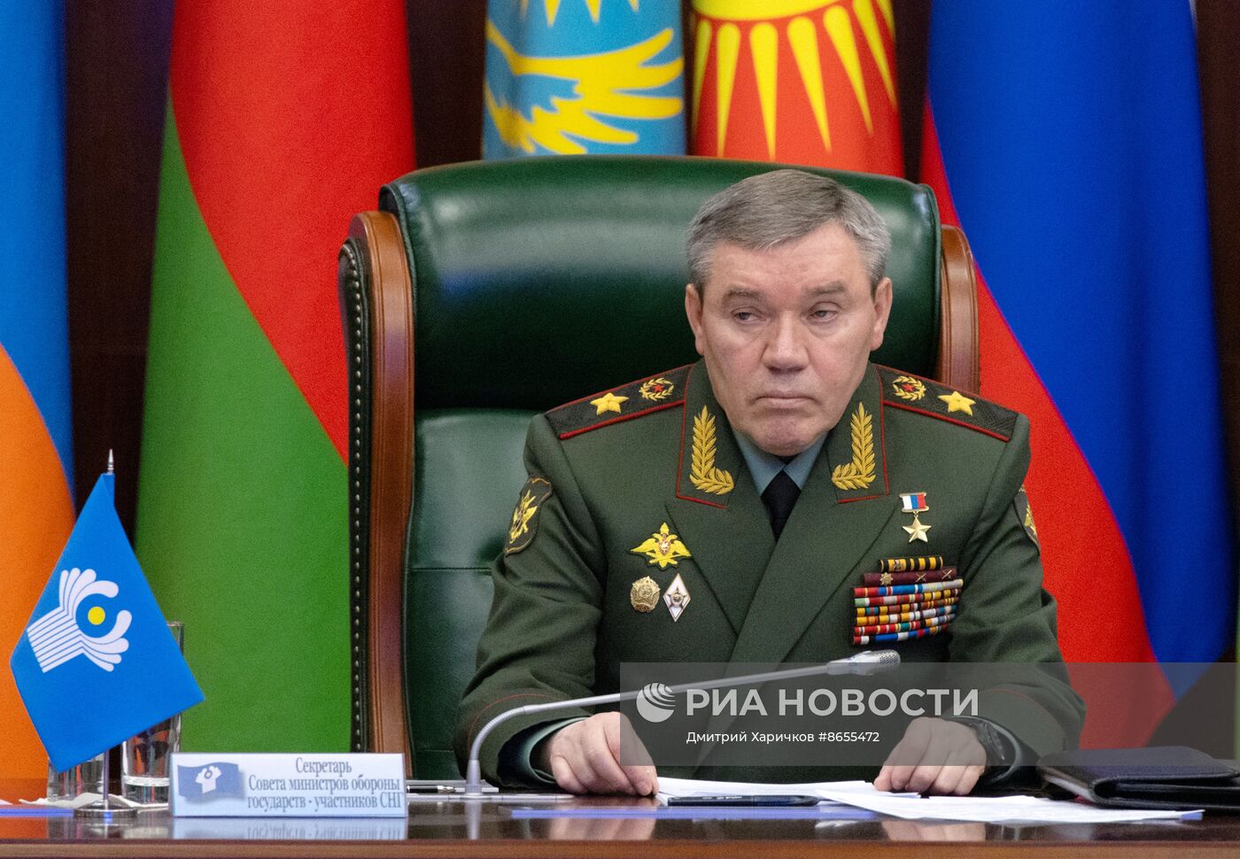 Заседание Комитета начальников штабов ВС государств-участников СНГ в Москве