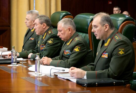 Заседание Комитета начальников штабов ВС государств-участников СНГ в Москве