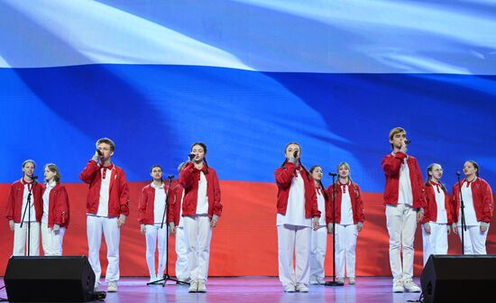 Выставка "Россия". Установочная сессия Всероссийского форума волонтеров-медиков. Торжественное открытие Всероссийского форума волонтеров-медиков