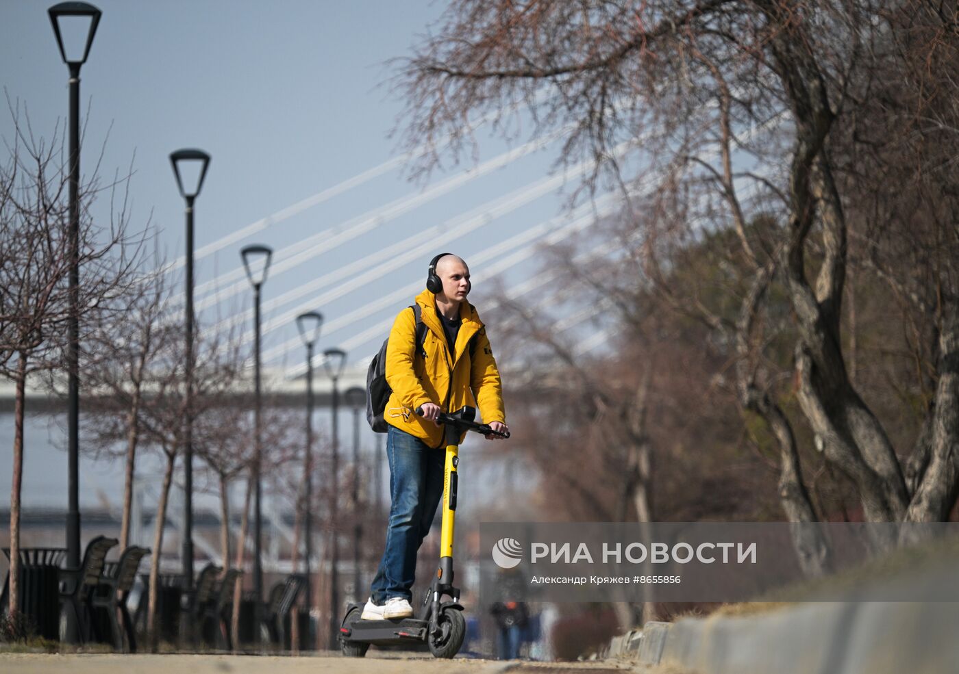 Теплая весенняя погода в Новосибирске