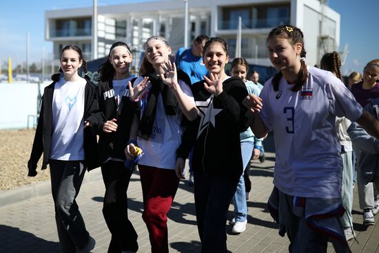 Дети из Белгородской области в санатории Анапы