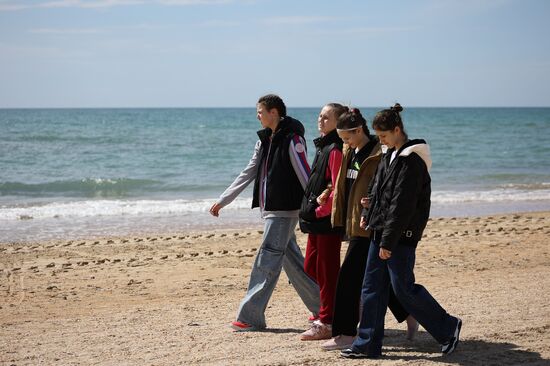 Дети из Белгородской области в санатории Анапы