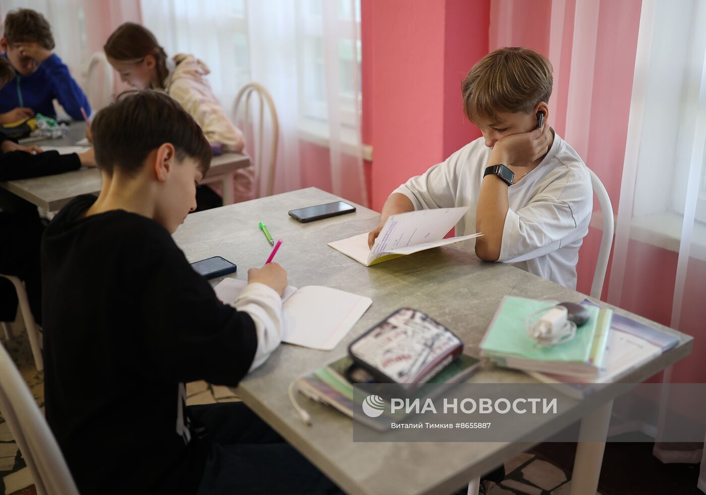 Дети из Белгородской области в санатории Анапы