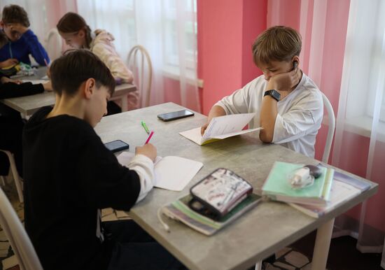 Дети из Белгородской области в санатории Анапы