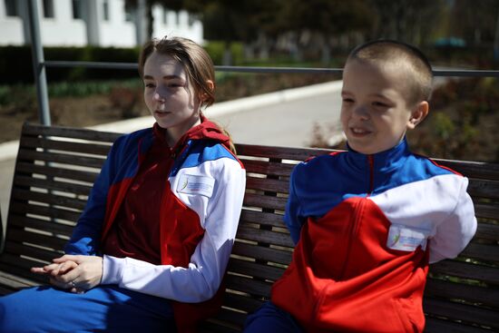 Дети из Белгородской области в санатории Анапы