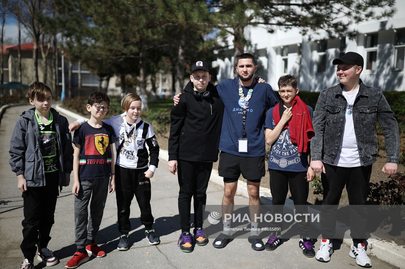 Дети из Белгородской области в санатории Анапы