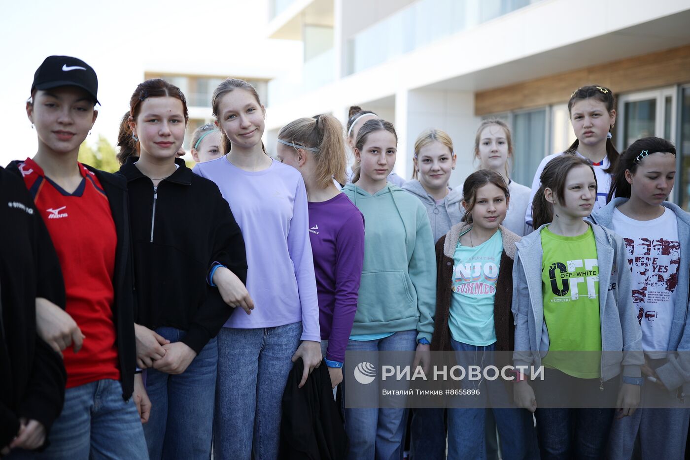 Дети из Белгородской области в санатории Анапы