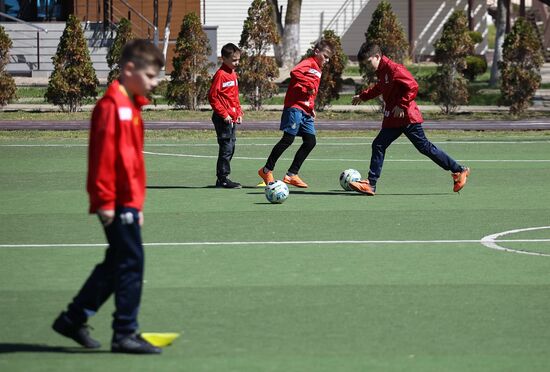 Дети из Белгородской области в санатории Анапы