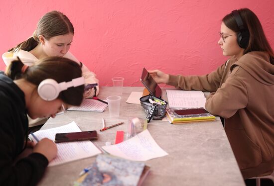 Дети из Белгородской области в санатории Анапы