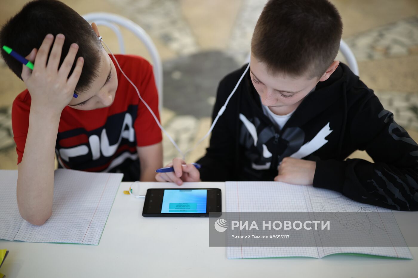 Дети из Белгородской области в санатории Анапы