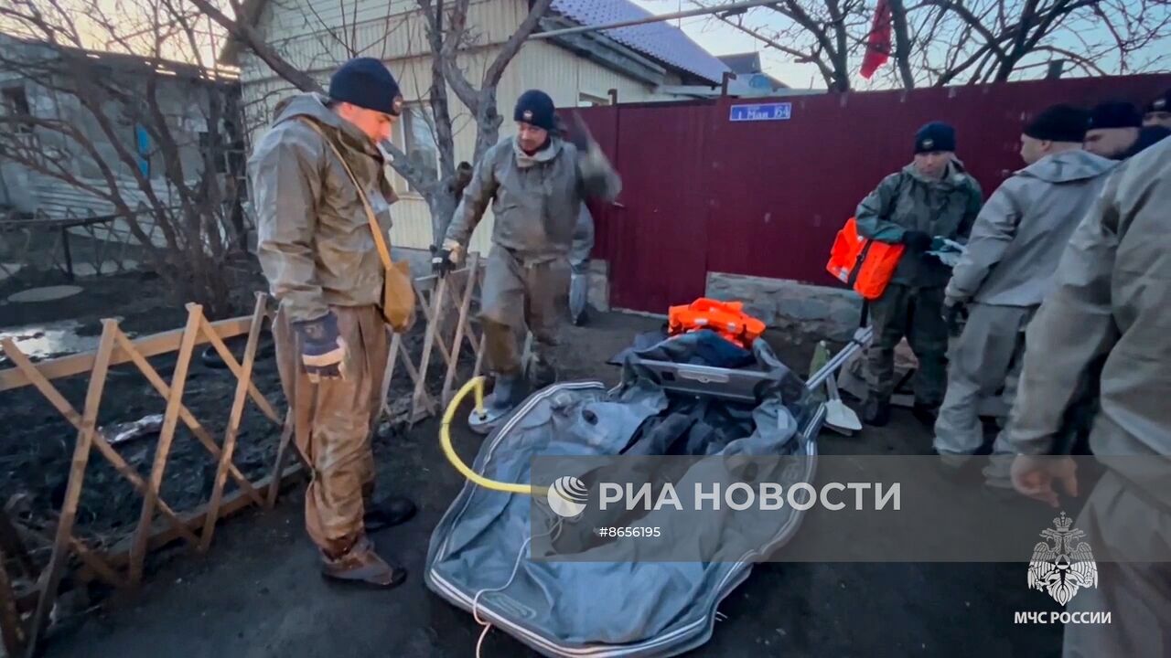 Прорыв дамбы в Орске