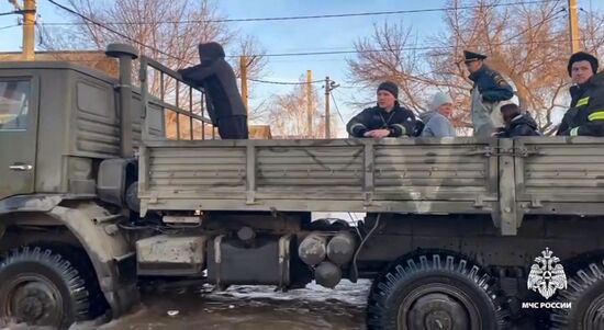 Прорыв дамбы в Орске