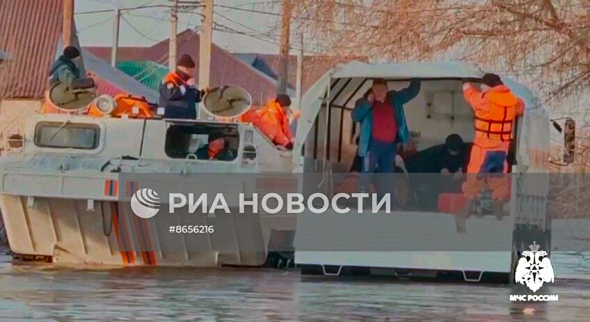 Прорыв дамбы в Орске