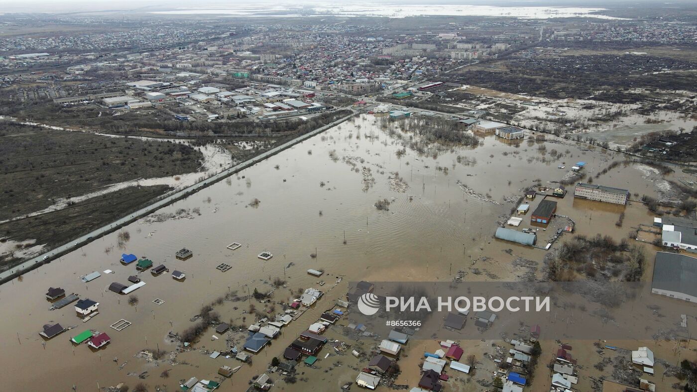 Прорыв дамбы в Орске