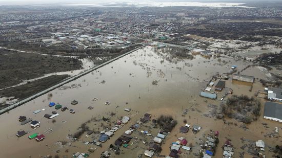 Прорыв дамбы в Орске