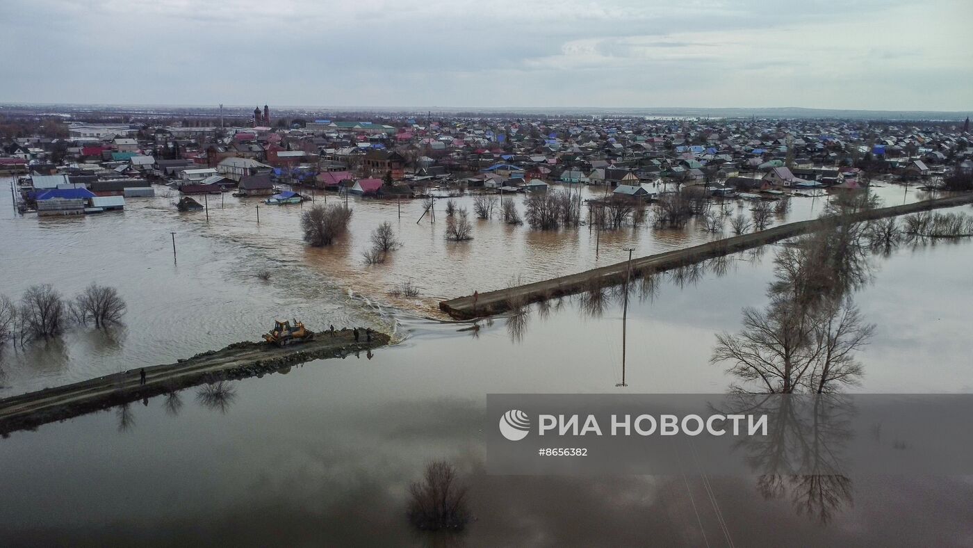 Прорыв дамбы в Орске