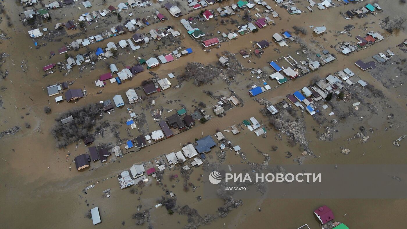 Прорыв дамбы в Орске