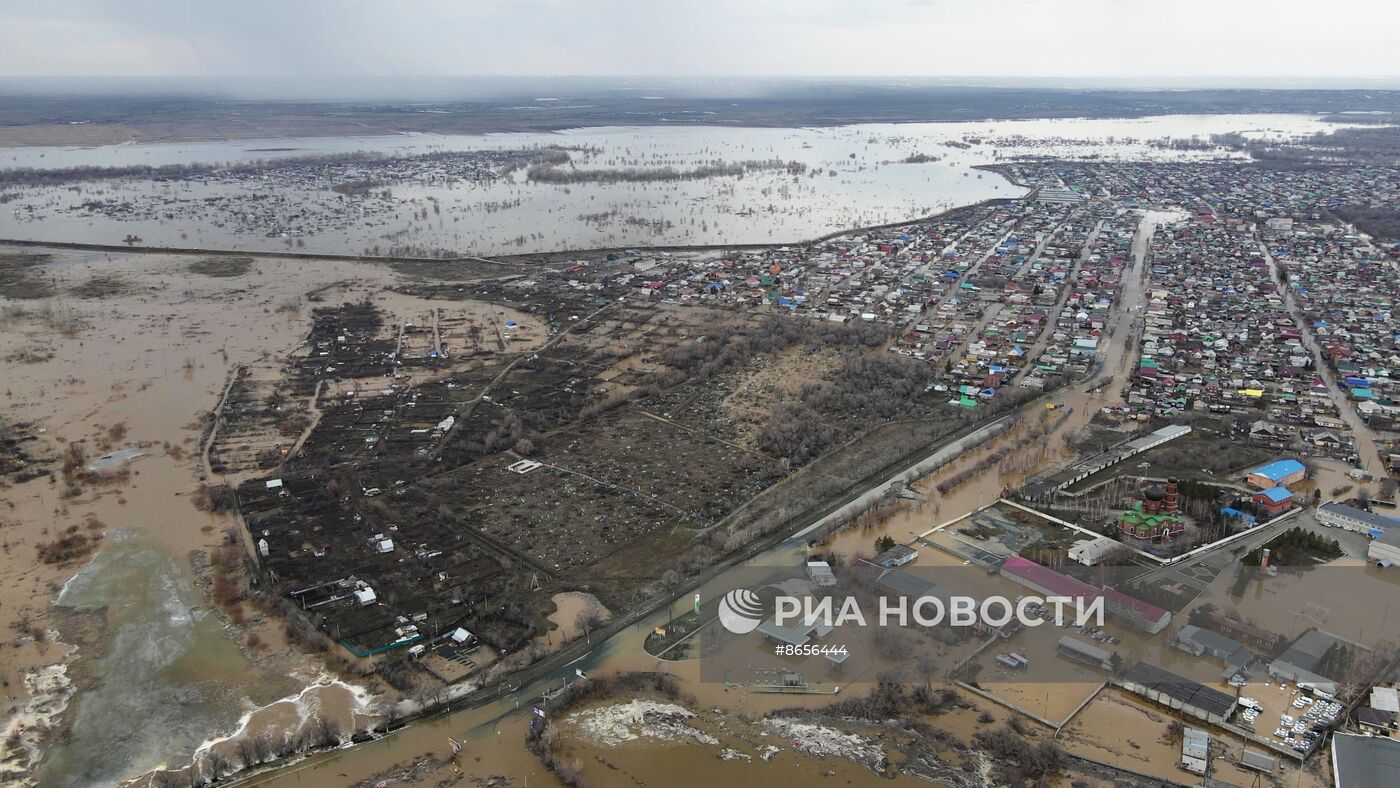 Прорыв дамбы в Орске