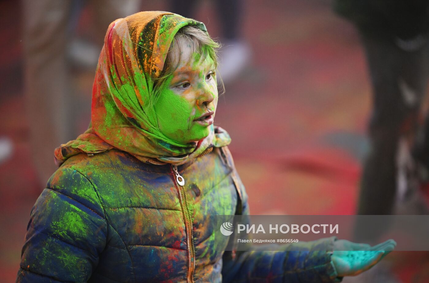 16-й фестиваль "Сита Холи Мела" в Москве 