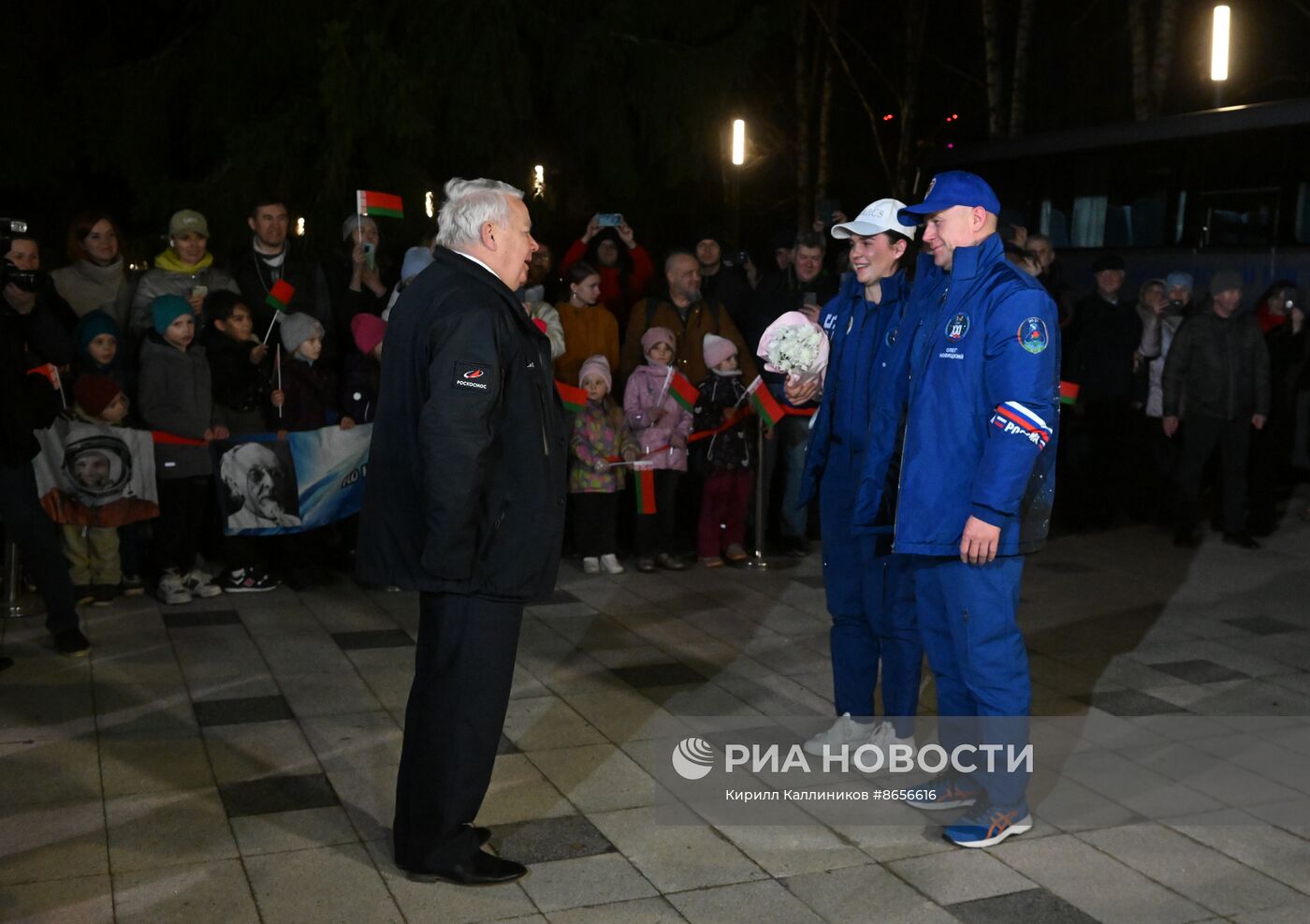 Встреча экипажа 21-й экспедиции МКС в Звездном городке