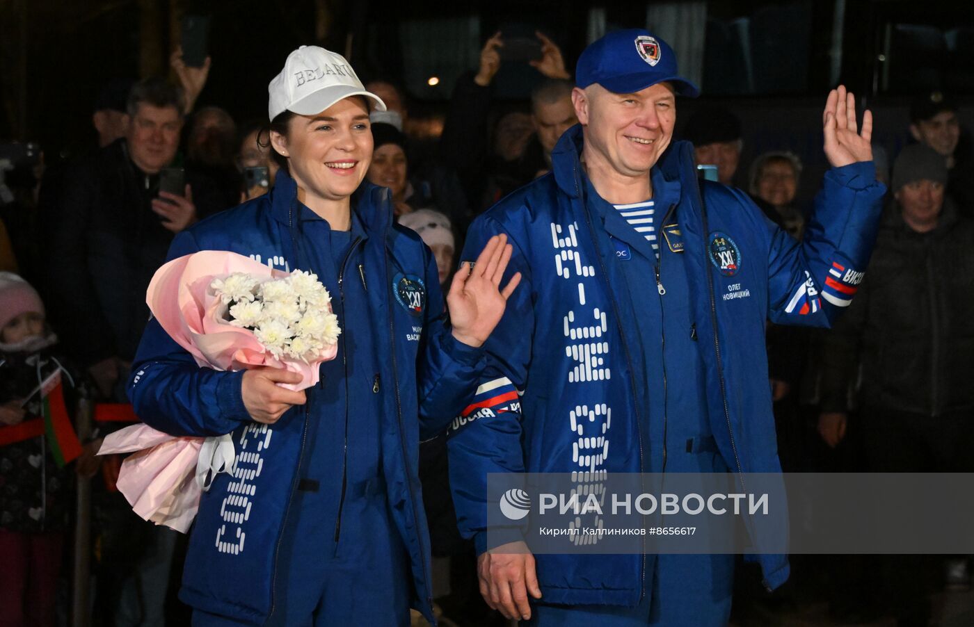 Встреча экипажа 21-й экспедиции МКС в Звездном городке