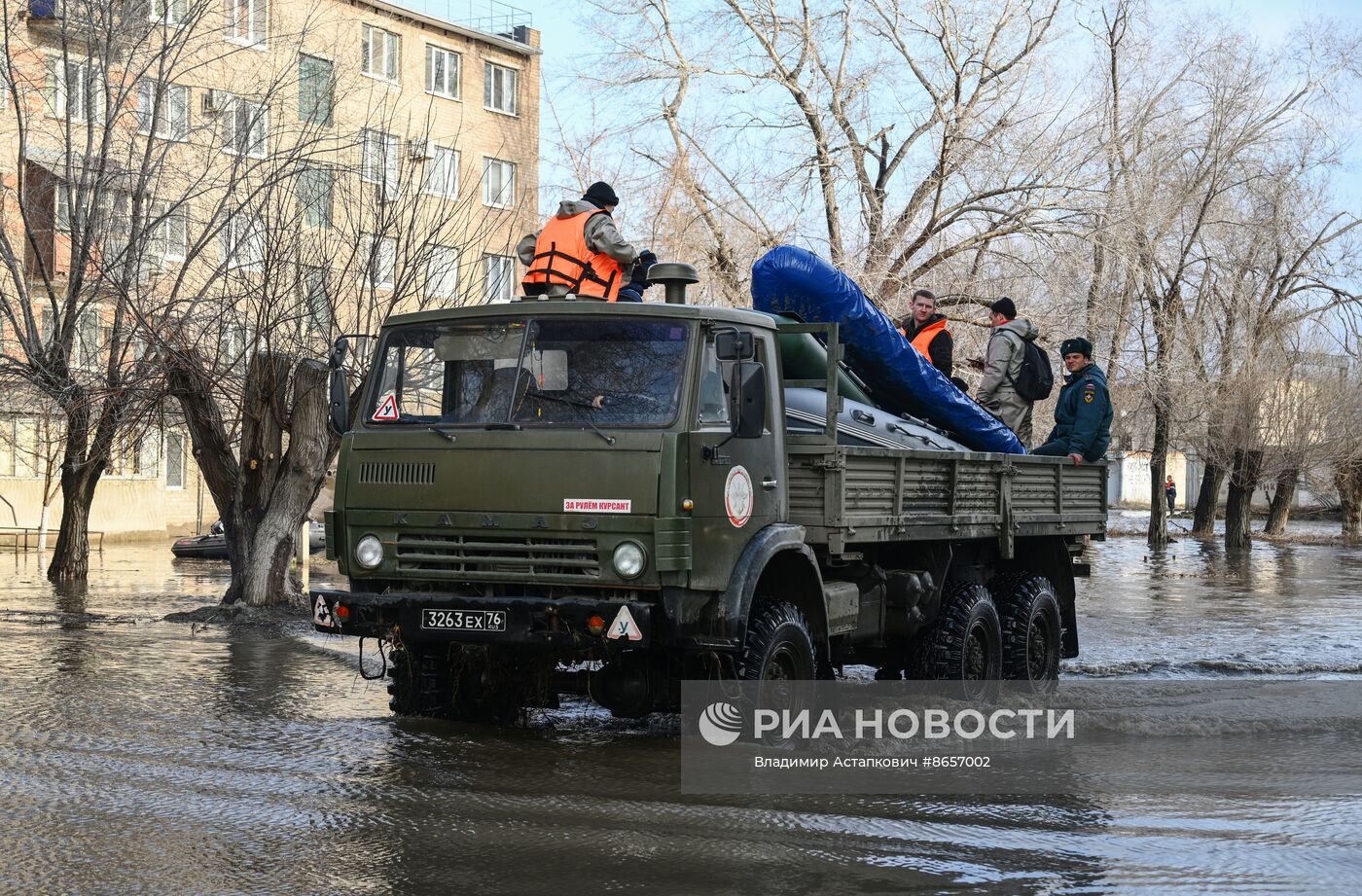 Обстановка в Орске после прорыва дамбы