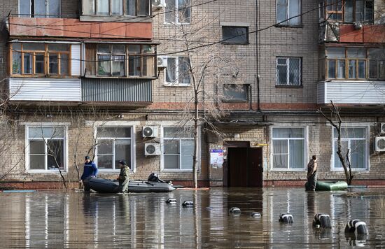 Обстановка в Орске после прорыва дамбы