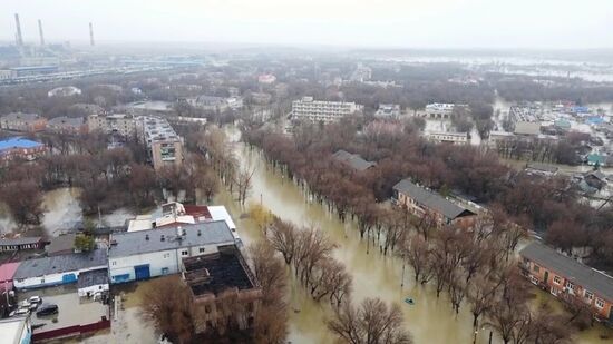 Обстановка в Орске после прорыва дамбы