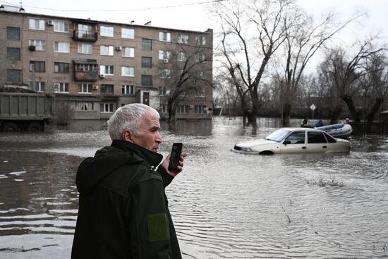 Обстановка в Орске после прорыва дамбы