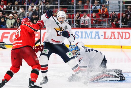 Хоккей. КХЛ. Матч "Автомобилист" - "Металлург Мг"