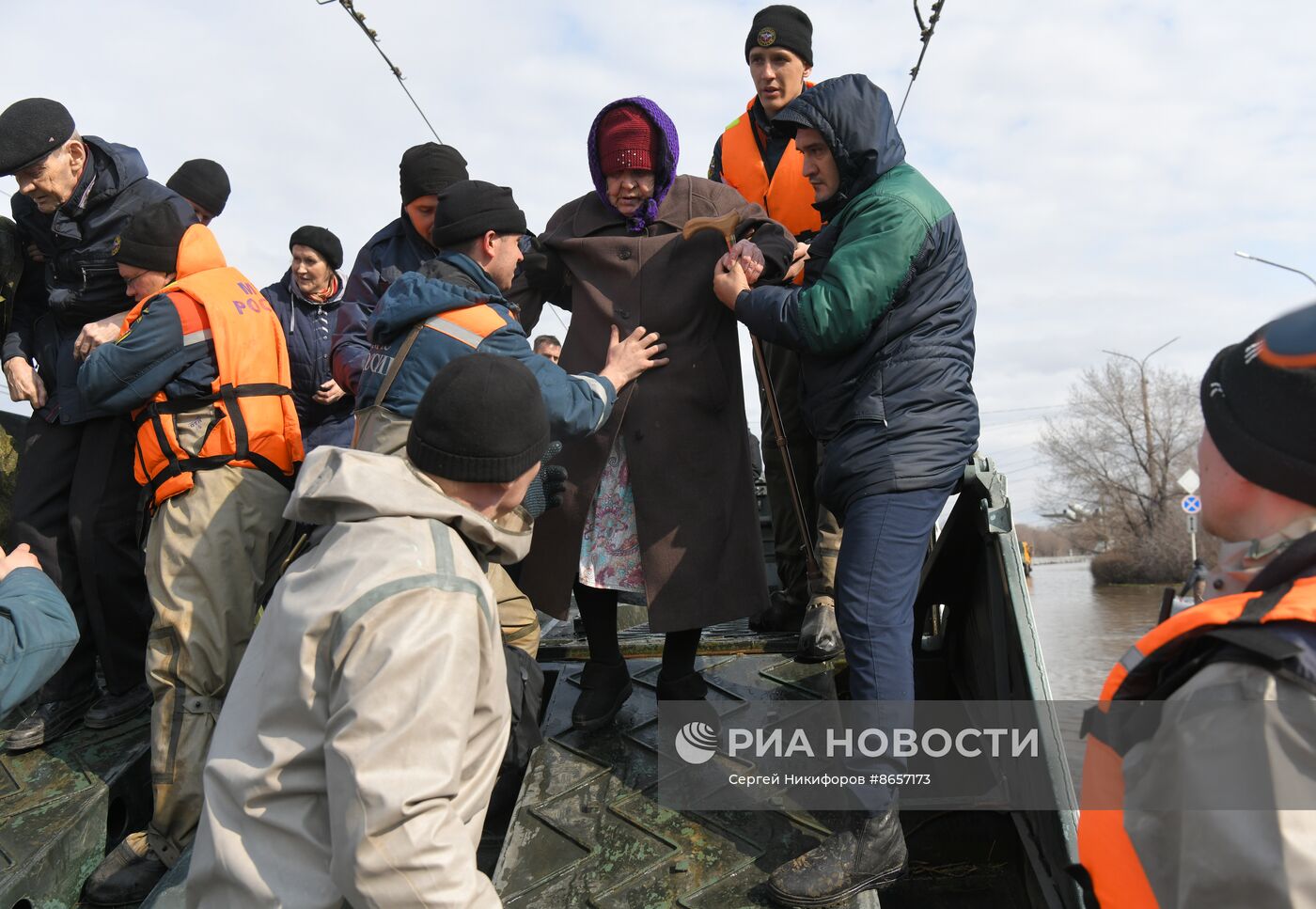 Обстановка в Орске после прорыва дамбы