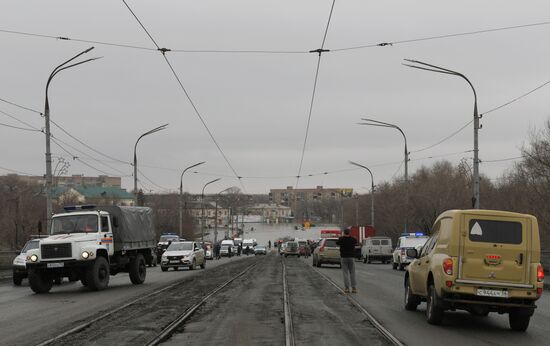 Обстановка в Орске после прорыва дамбы