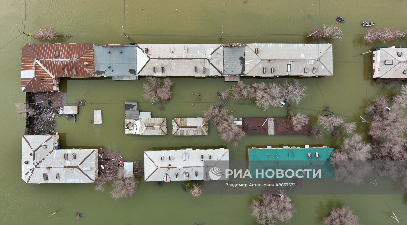 Последствия прорыва дамбы в Орске