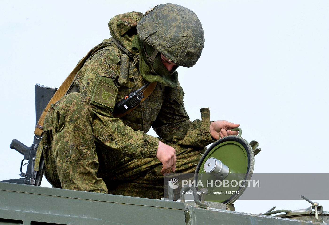 Тренировка отделения огневой поддержки тяжелых огнеметных систем