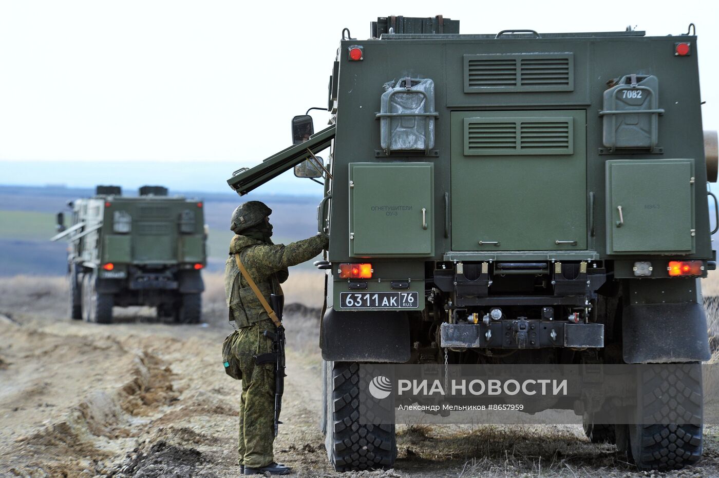 Тренировка отделения огневой поддержки тяжелых огнеметных систем