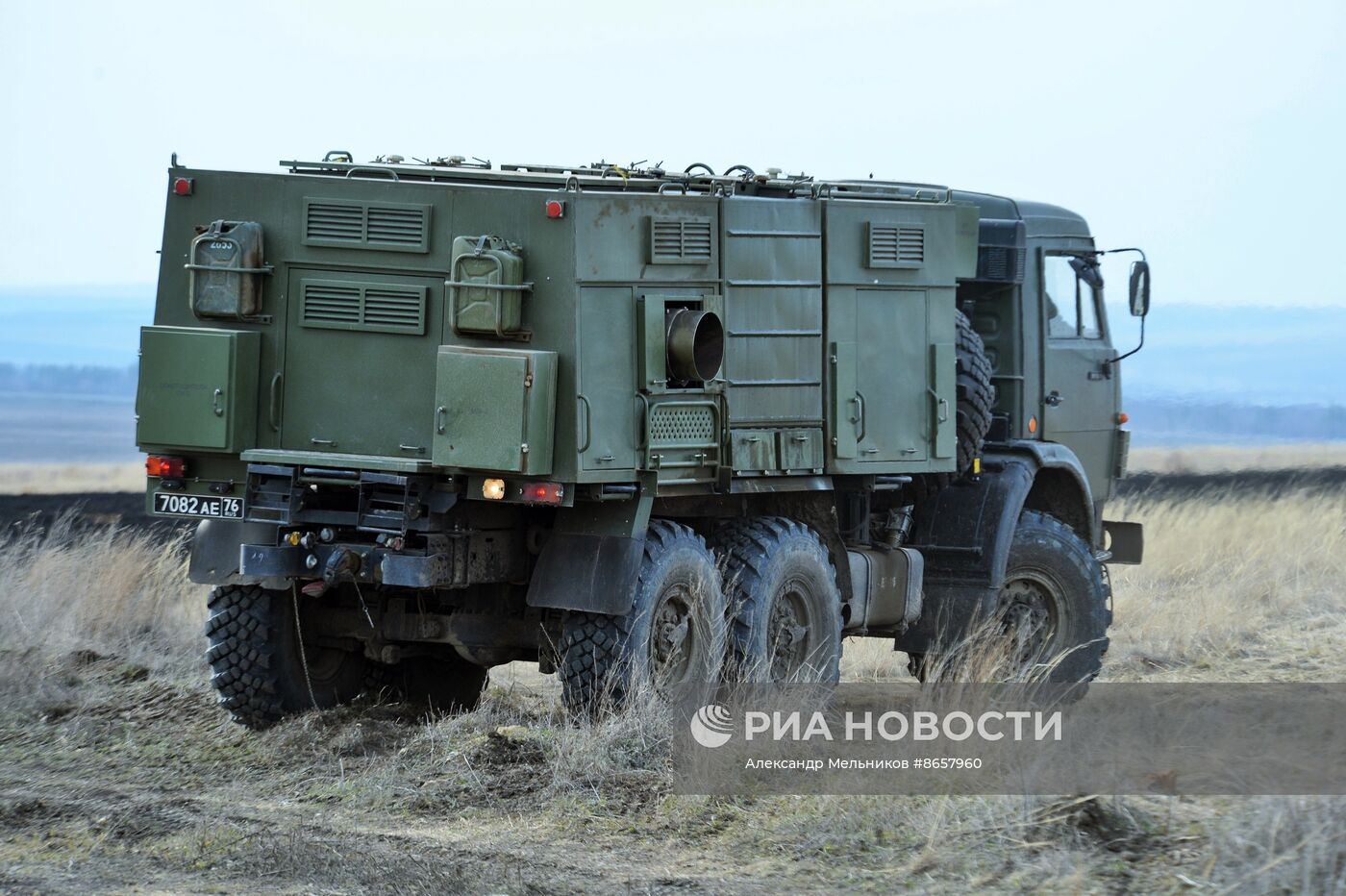 Тренировка отделения огневой поддержки тяжелых огнеметных систем