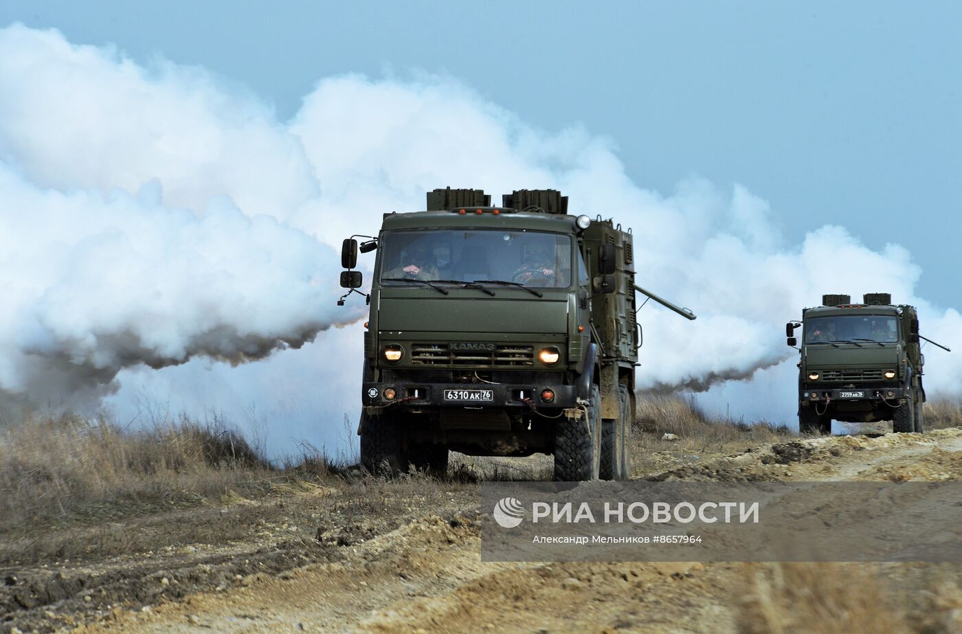 Тренировка отделения огневой поддержки тяжелых огнеметных систем