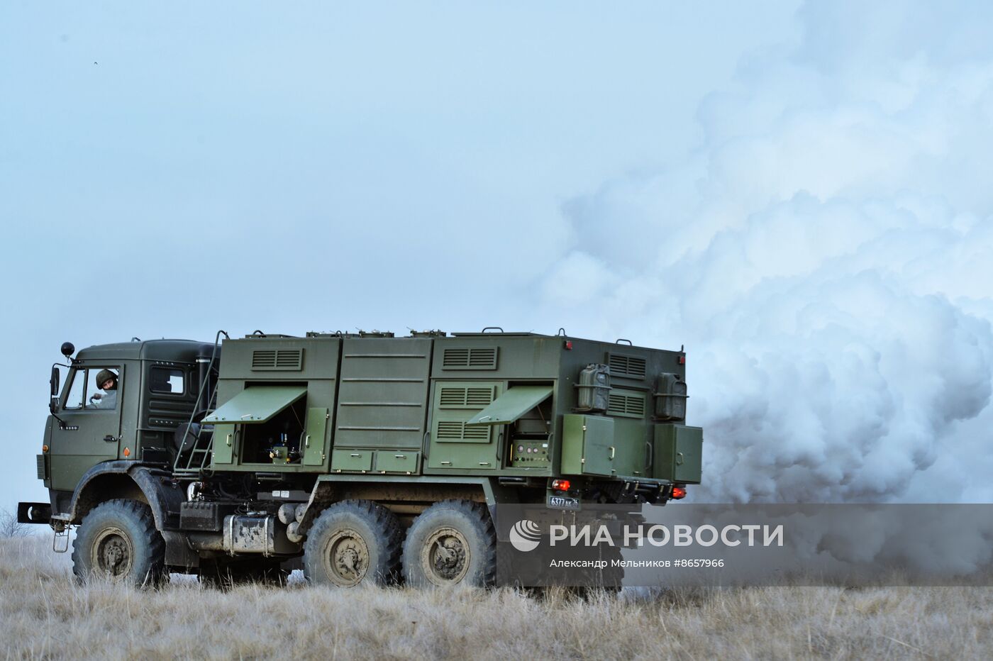 Тренировка отделения огневой поддержки тяжелых огнеметных систем