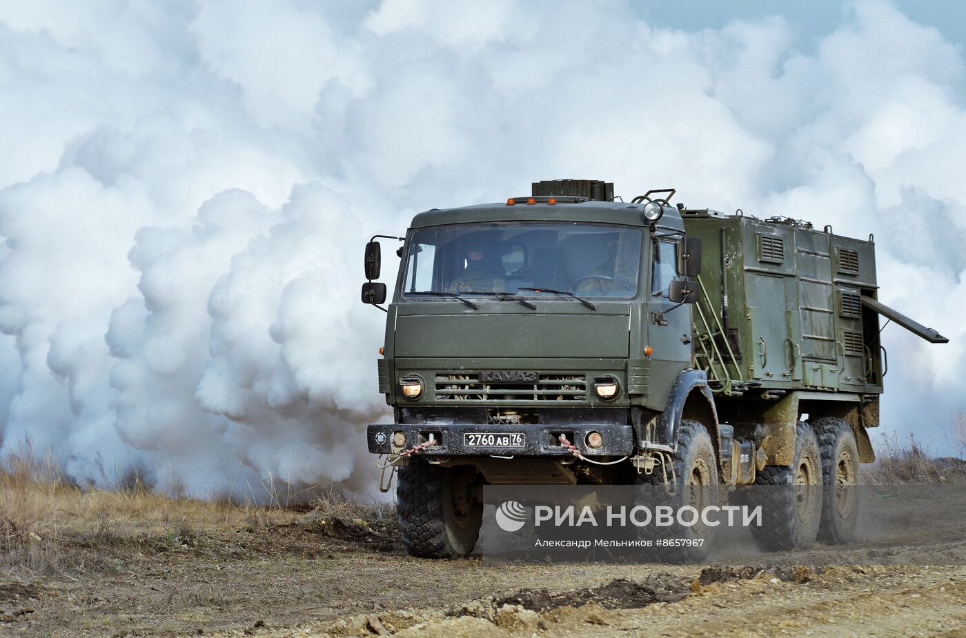 Тренировка отделения огневой поддержки тяжелых огнеметных систем