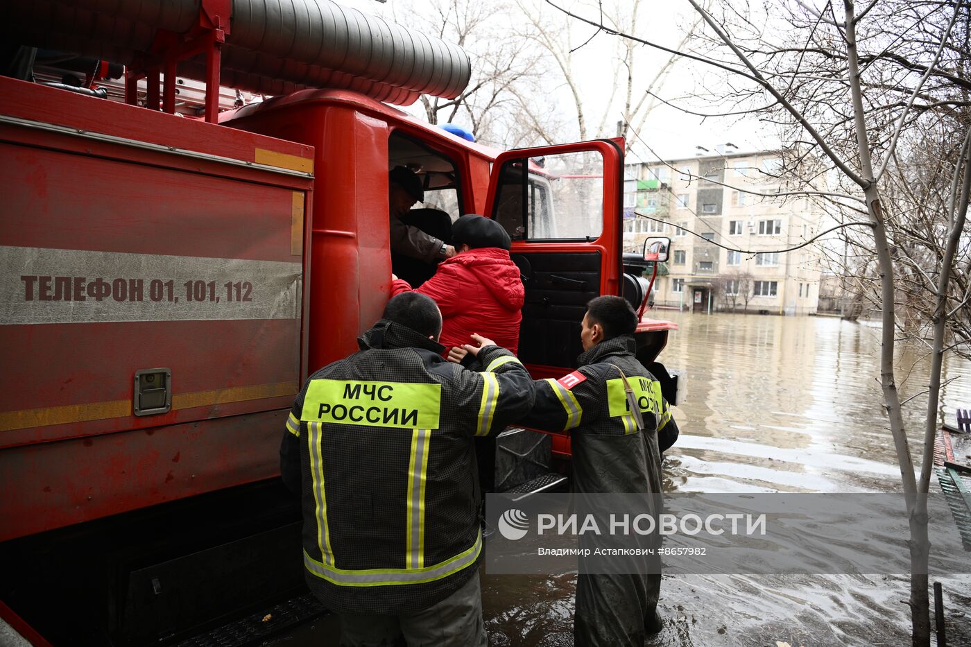 Последствия прорыва дамбы в Орске