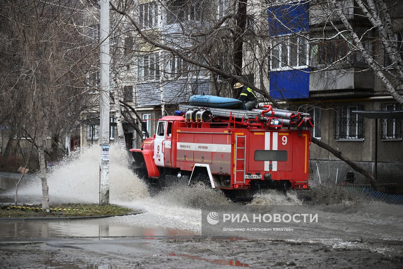 Последствия прорыва дамбы в Орске 