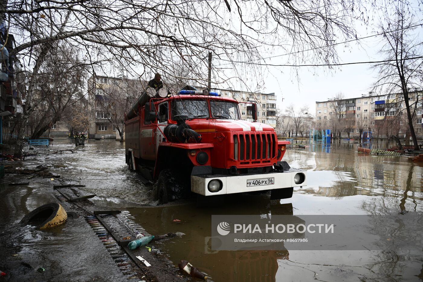 Последствия прорыва дамбы в Орске 